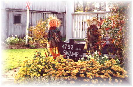 Gorham House Fall SCARECROW Greeters.......